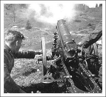 Kanonen75mm Gebirgskanone